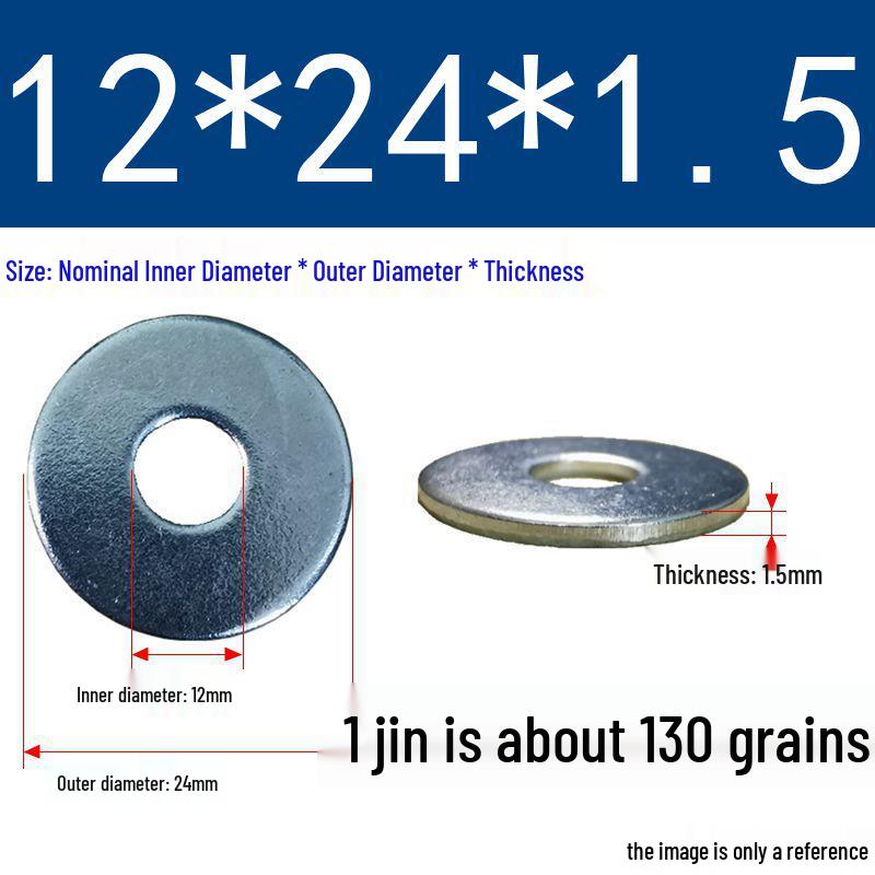 Galvanized Oversized Metal Washers M3-M60