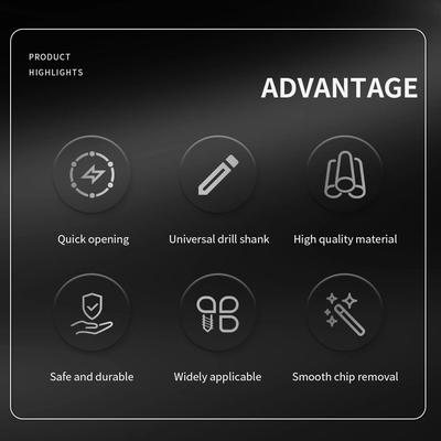 M35 Stainless Steel Step Drill Bits Pagoda Drill Bits High Speed Steel Cobalt Reaming Drill Bits