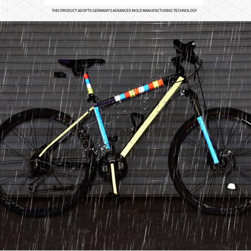 15 mm/30 mm DIY reflekterende klistremerker for biler, motorsykler, elektriske sykler, hjelmer, refleksremser Sikkerhetsadvarsel felgdekaltape