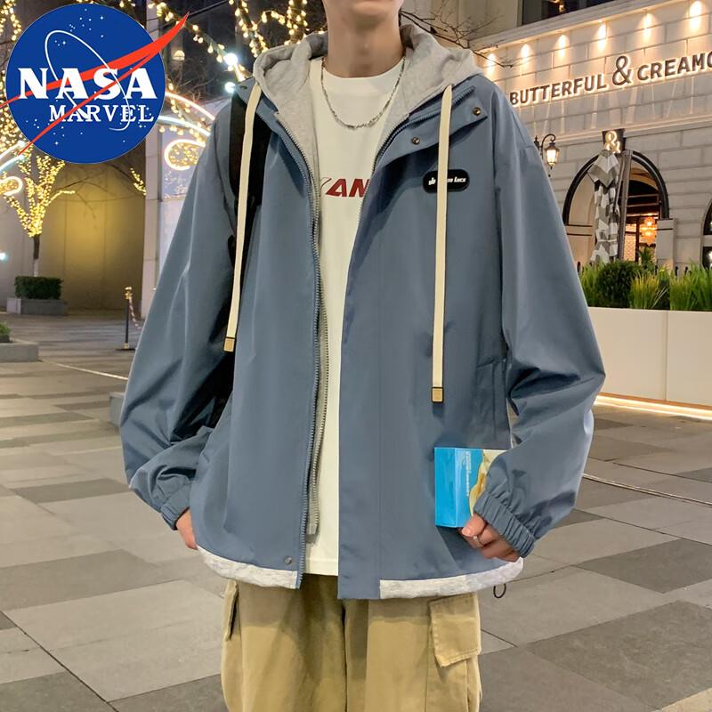 

NASA MARVEL Men s Casual Hooded Jacket 3XL