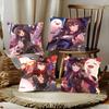 Genshin Impact Hu Tao Game Pillow Case Square Pillow Bedroom Sofa Leisure Comfort Cushion Car Home Decoration