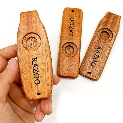 Kazoo flaut Kazoo din lemn pentru petrecere chitară ukulele acompaniament cadouri pentru începători