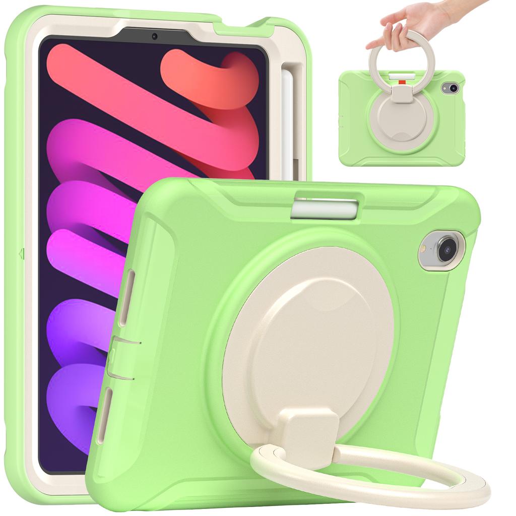 Hybrid Case for IPad Mini 7 A17 Pro 2024 Mini 7 2021 8.3 Inch Model A2993 A2995 A2996 A2567 A2568 A2569 360 Rotating Stand Cover