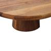 Wood Cake Stand Dessert Display Plate Kitchen Server Tray High Pedestal Cheese Board Multiuse for