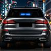 Solar Powered Auto Interior Light Car Window Light, LED Blue Safety Lamp for Rear Windshield, Vehicle Illumination Universal Suction Cup Warning SUVs