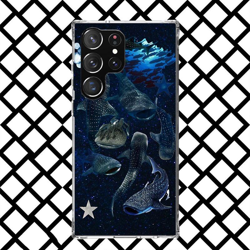 Ocean Whale Shark Phone Case for Samsung Galaxy S26 S25 Edge S24 S23 Ultra S22 Plus S21 FE S20 + Soft Cover Print Fundas Galaxy