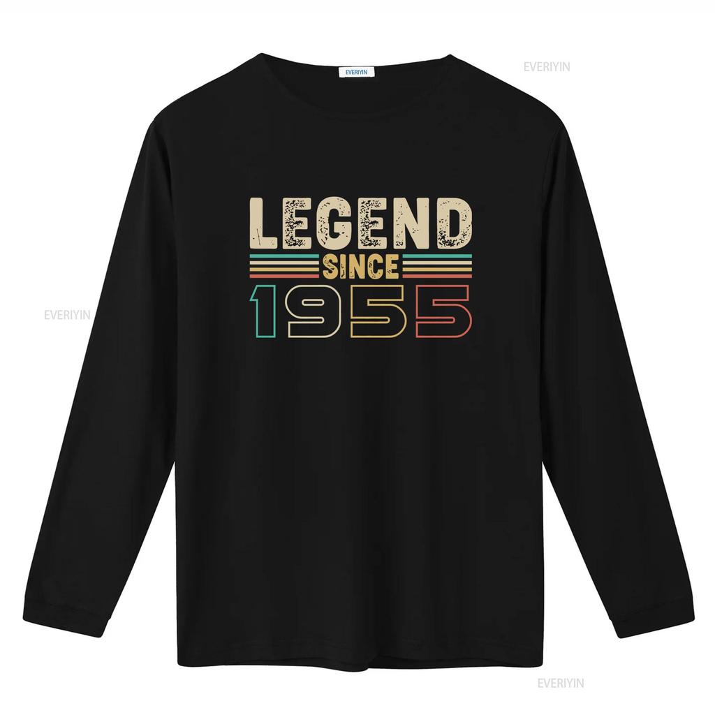 Legend Since 1955 Adults T Shirt Retro Style 70th Birthday Idea Soft Cotton Design for Men and Ladies vintage Washed