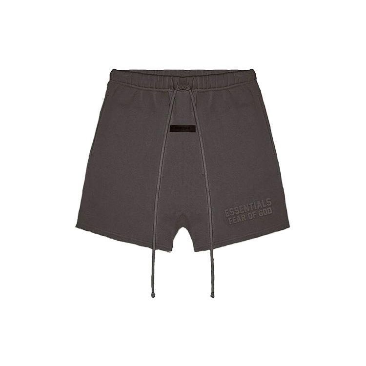 

Fear of God Essentials Sweatshort Off Black Men Bottoms 160BT222000F