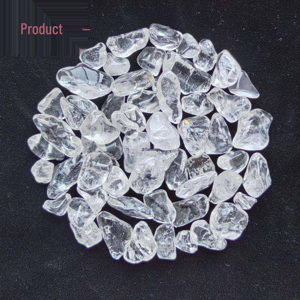 White Transparent Crystal Pebbles for Landscaping, Fish Tanks, Buddha Offerings, and Flower Pots