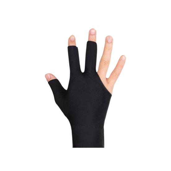1Pc 3-Finger Billiards Glove Anti-slip Sweat-absorbing Breathable Men Women Right Hand Snooker Cue