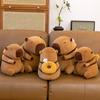 Capybara Backpack Baked Stuffed Toy Cuddly Sleeping Doll Children Gift Birthday