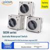 Australian Standard IP66 Waterproof Outdoor Isolator Switch 56SW332