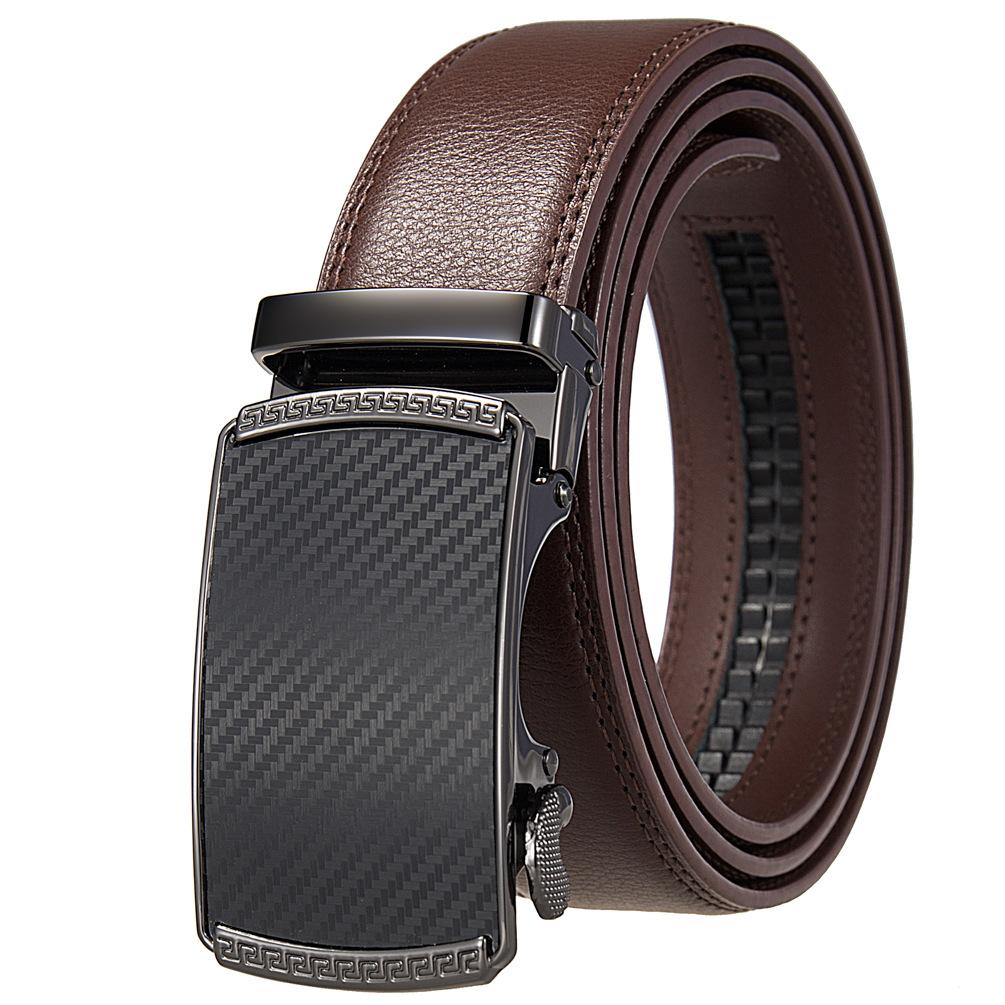 Fashion Casual Business Belt, Two-Layer Automatic Buckle Belt, Belt Belt Ly36-0191-2