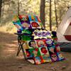 1pc Rugrats in paris1 Theme Blanket - Digital Print, Polyester, Cozy for All Seasons, Perfect for Outdoor, Camping, and Travel