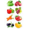 100-500 Pezzi Alta Qualità Colorati Alta Qualità Frutta Alta Qualità Verdura Alta Qualità Adesivi Alta Qualità Compleanno Alta Qualità Cottura