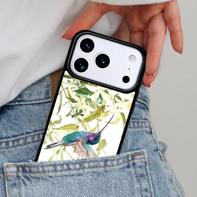 Hummingbird Case Phone Case for iPhone 16e 15 14 13 12 17 Pro Max Plus Air 17pro Cover Coque