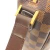 Louis Vuitton N51292 Damier Ipanema GM Pochette Shoulder Bag Canvas Ebene Brown