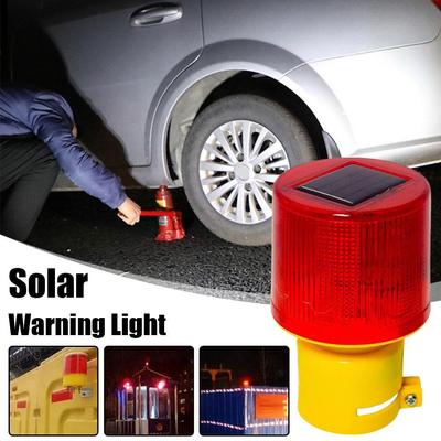 Solární LED nouzové světlo Solární dopravní výstražné světlo pro věžový jeřáb LED žárovka lampa Pro staveniště Přístav Silnice Námořní lampa