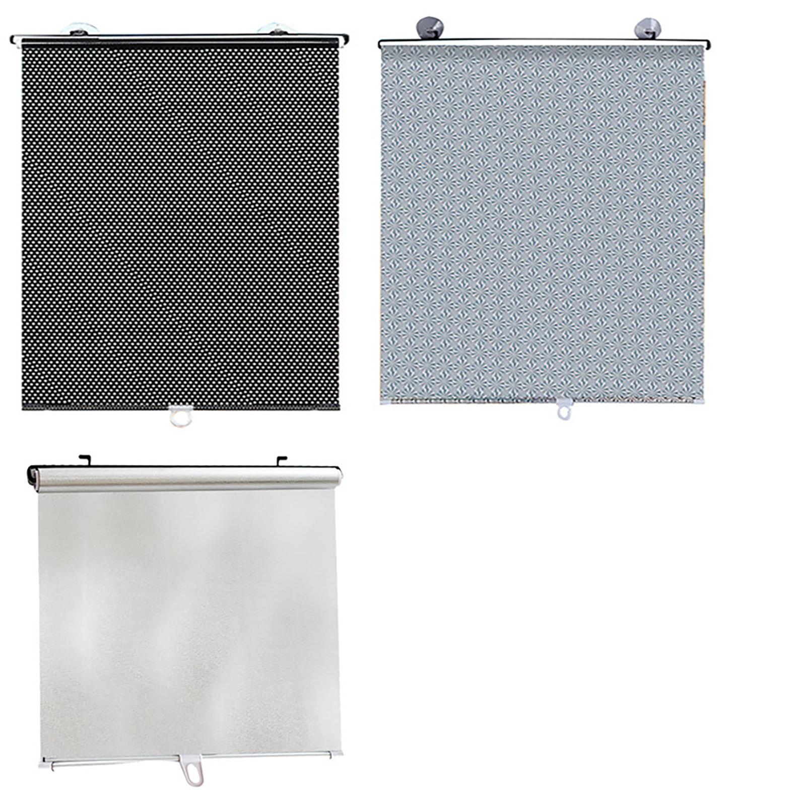 

Blackout Blind Shade With Suction Cups Roller Window Shades Temporary Portable Window Cover Curtain 49.12 x 22.79 Inches black dots58 x 125cm