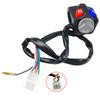 High Low Gear Control Switch Motorcycle Switch Headlight Switch Direct Replacement Feature Engine Shutdown Control