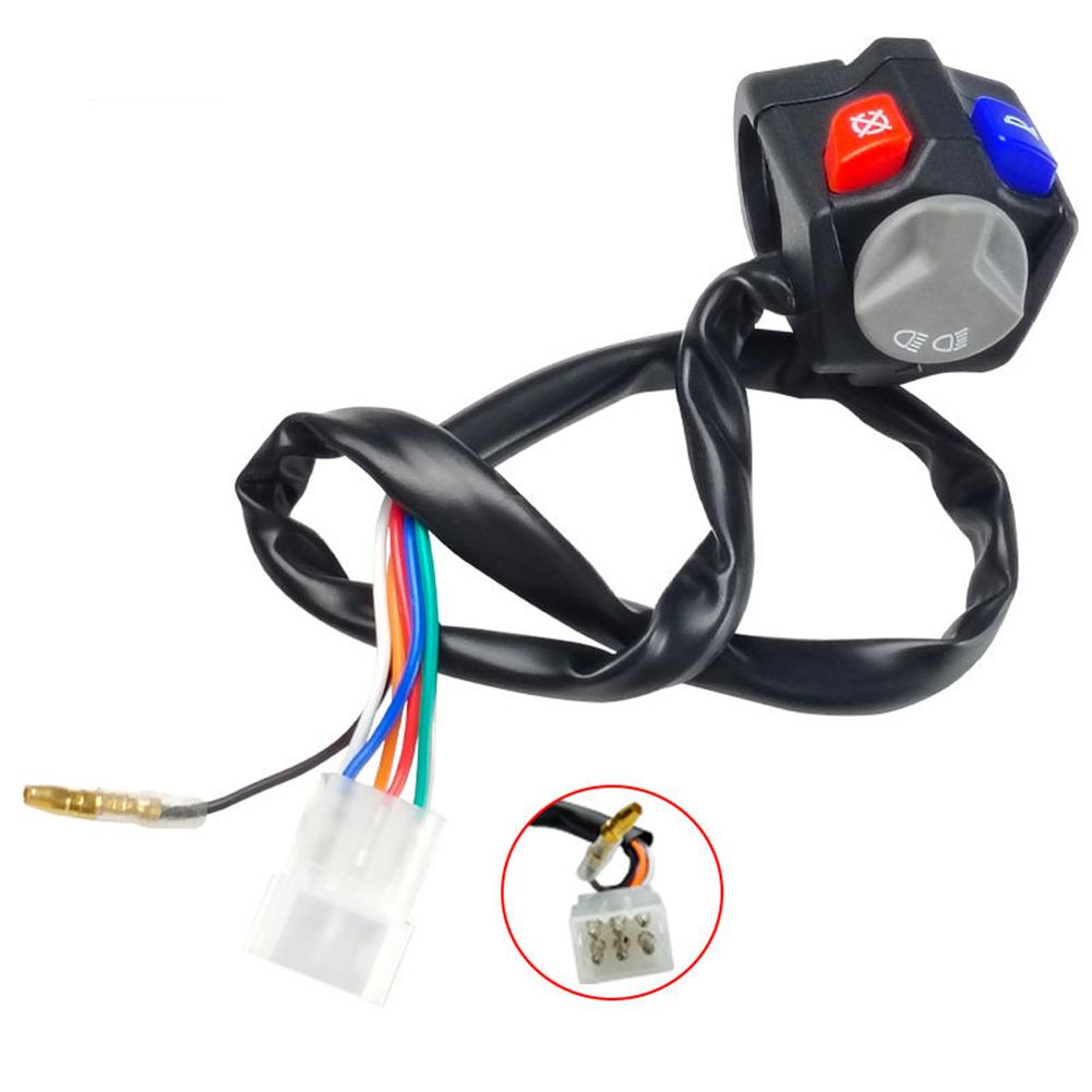 High Low Gear Control Switch Motorcycle Switch Headlight Switch Direct Replacement Feature Engine Shutdown Control