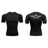Compressie T-shirts voor Mannen Korte Mouw Sportschool Workout Fitness Onderhemden Sneldrogend Atletisch T-shirt Top 10095