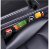 Car Seat Gap Filler Organizer 2 Pack, Gap Filler Organizer For Car, Between Seats And The Console To Stop The Small Items From Dropping (Black)
