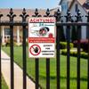 Outdoor Metal Security Sign Camera Surveillance Warning Plate 20x30cm