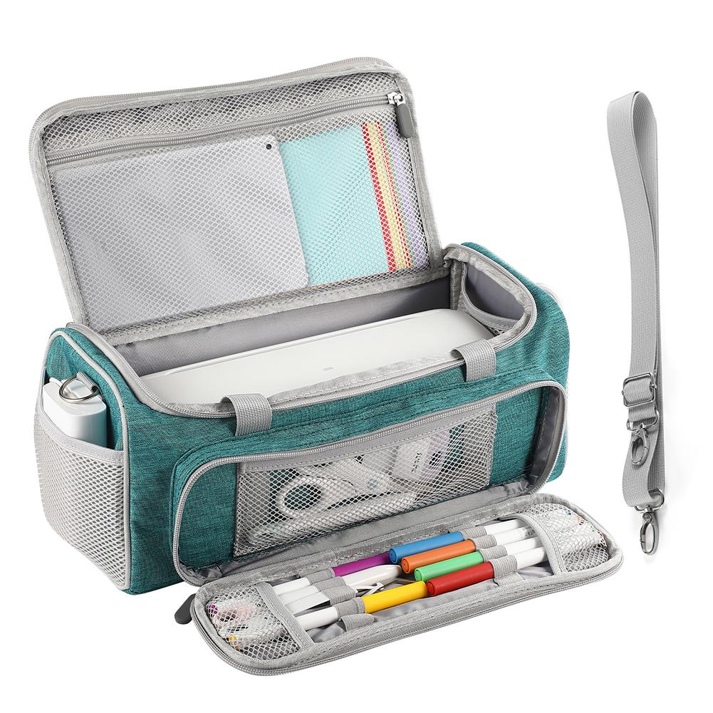 Carrying Bag Waterproof Travel Protective Case Shockproof Storage Organizer Anti-scratch with Multi Pockets for Cricut Joy Xtra