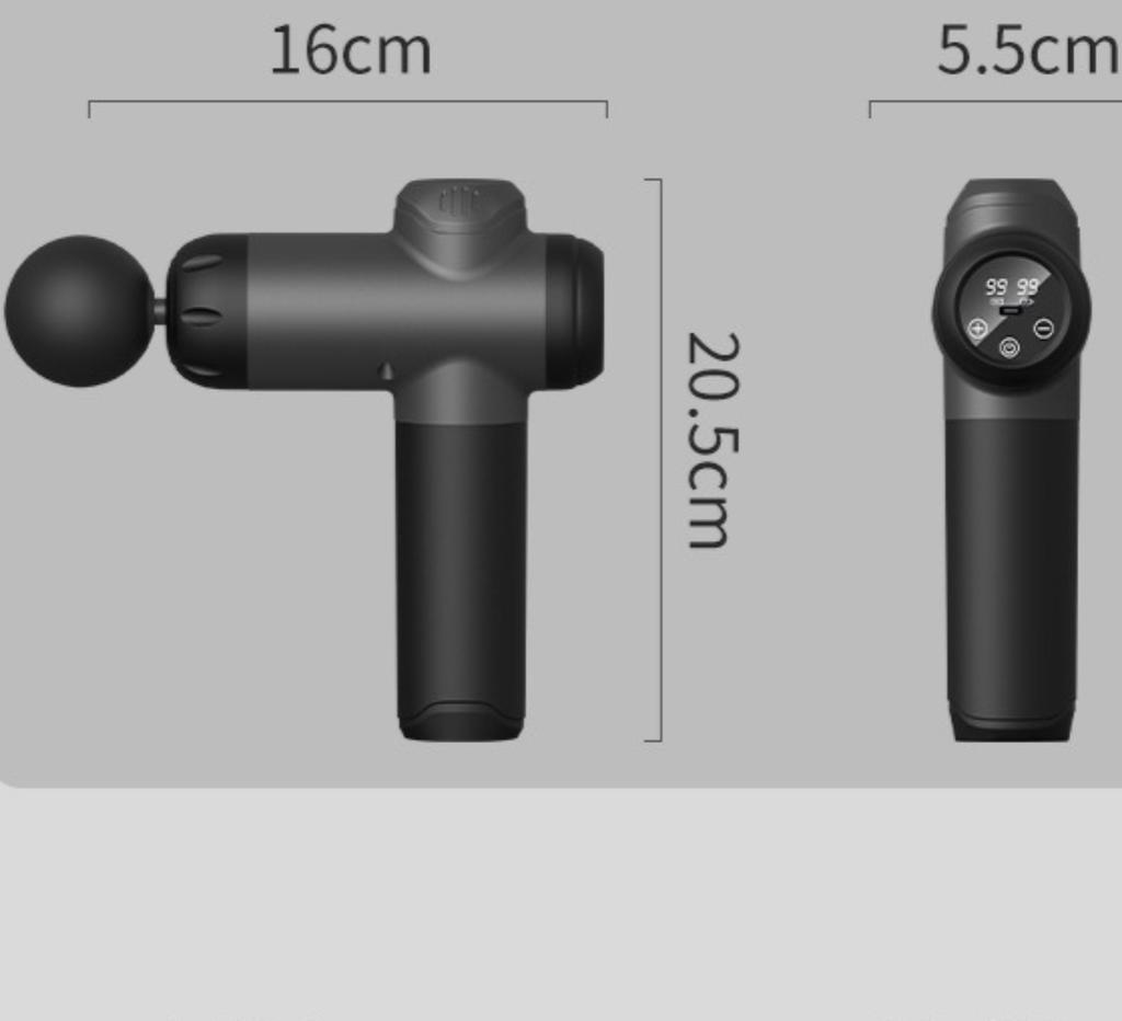 New Fascia Gun Muscle Massager Exercise Relaxation Electric Impact Fitness Equipment Fascia Gun Charging Model