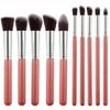 Makeup Brush Set With Doubleended Sponges For Precise Eye Lip And Eyelash Application