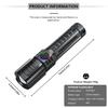 2000LM P50 Flashlight Super Bright USB Rechargeable Tactical Zoom Waterproof LED Torch Lamp Outdoor Camping Fishing Lantern
