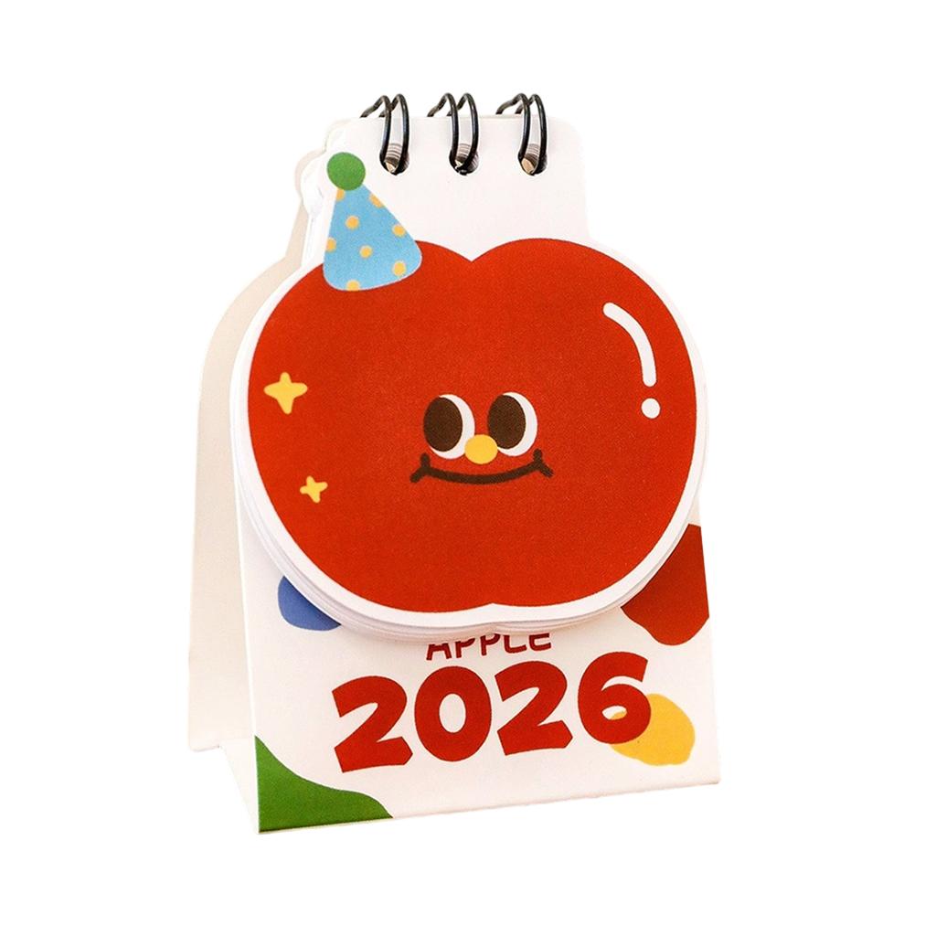 2026 Desk Calendar, Cute Shaped Desktop Calendar, Compact Decorative Calendar For Home Desk