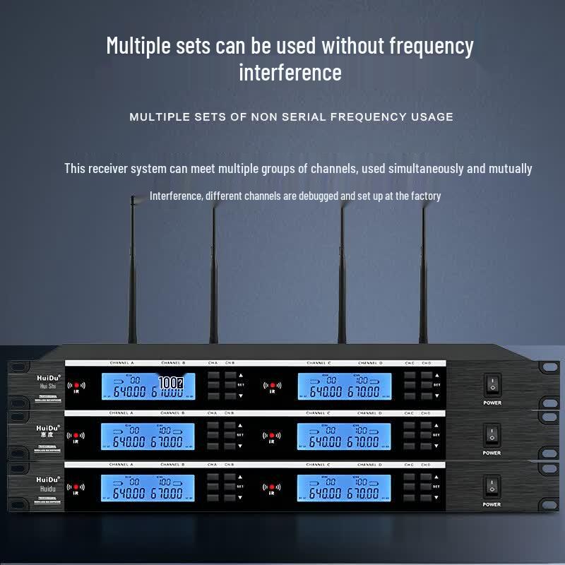 HuiDu HD-2ME Wireless Dual Microphone System (CN version)