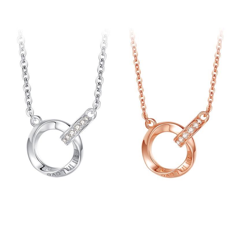 Mobius Rotating Love Pendant Necklace - Valentine's Day Gift
