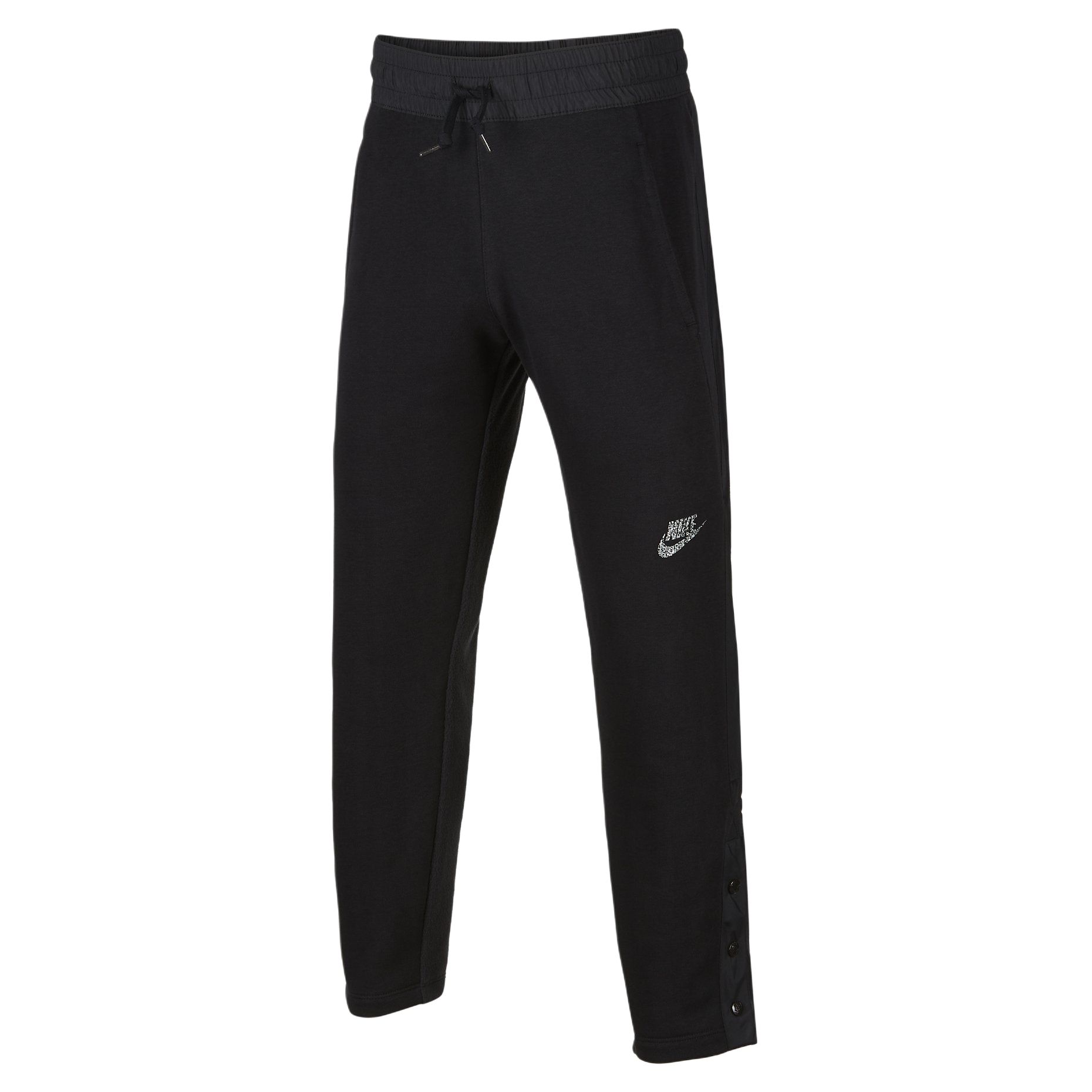 

Nike Knitted Sports Pants Breathable Mid Waist Warm Casual Drawstring Kids Bottoms Black DJ5573-010 S