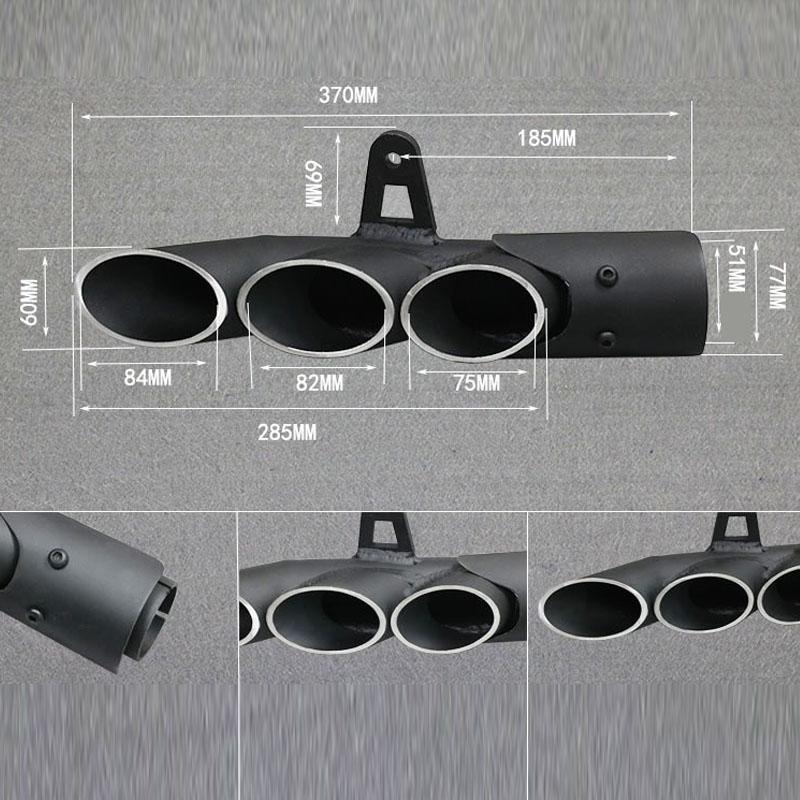 51mm Universal Motorcycle Exhaust Muffler Two Three Outlet Pipe Racing Escape Moto Silencer YZF R1 R3 R6 Z1000 S1000RR CBR1000RR