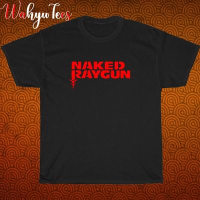 Naked Raygun Logo Schwarz/Grau/Marineblau/Weiß Größe S-5XL Unisex T-Shirt