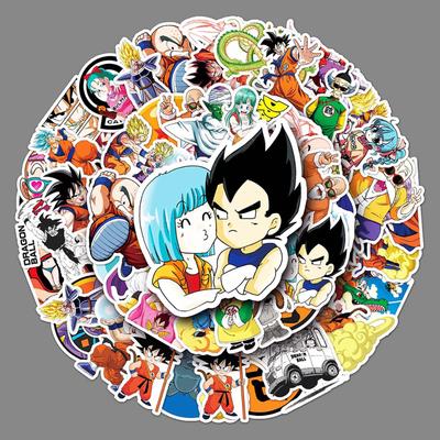 50 Japońskich Kreskówkowych Osobowości DIY Wodoodporne Naklejki na Walizkę Laptop Samochód Hulajnogę