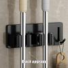 Xiaomi 1-3PCS Stainless Steel Household Storage Rack Bathroom Nail-free Hook  Wall-mounted Mop Storage Rack  Waterproof Broom Rack