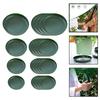 20PCS Waterproof Round Saucer Trays for Flower Pots Plastic Bases Suitable for Home Decor and Gardening Projects