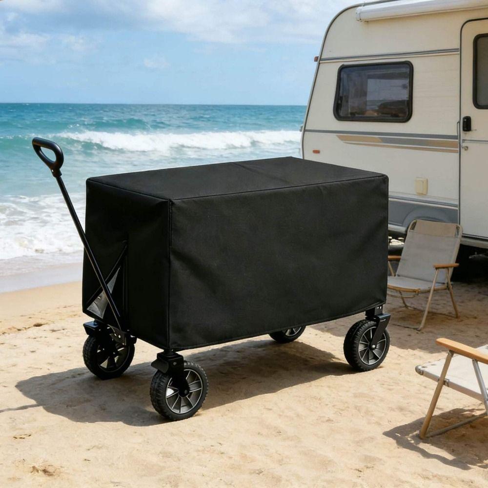 Oxford Cloth Wagon Protective Cover Waterproof Camping Cart Dust Cover Folding Cart Cover Camping