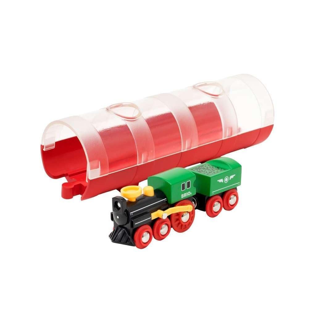 Brio Wooden Railway Educational Toy Steam Train & Tunnel (Ages 3+) 33892 Birthday, Christmas, Gift, Indoor Play, Boys, Girls