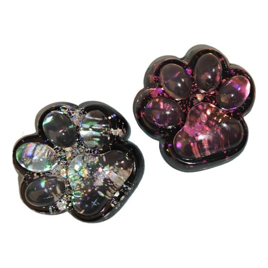 

Блестящая черная кошачья лапка, игрушка для снятия стресса, кошачья лапка, сжимающая и щипковая, сенсорная игрушка для детей, подростков и взрослых, мягкая игрушка-антистресс из термопластичной резины, игрушка-коготь для животных чёрный