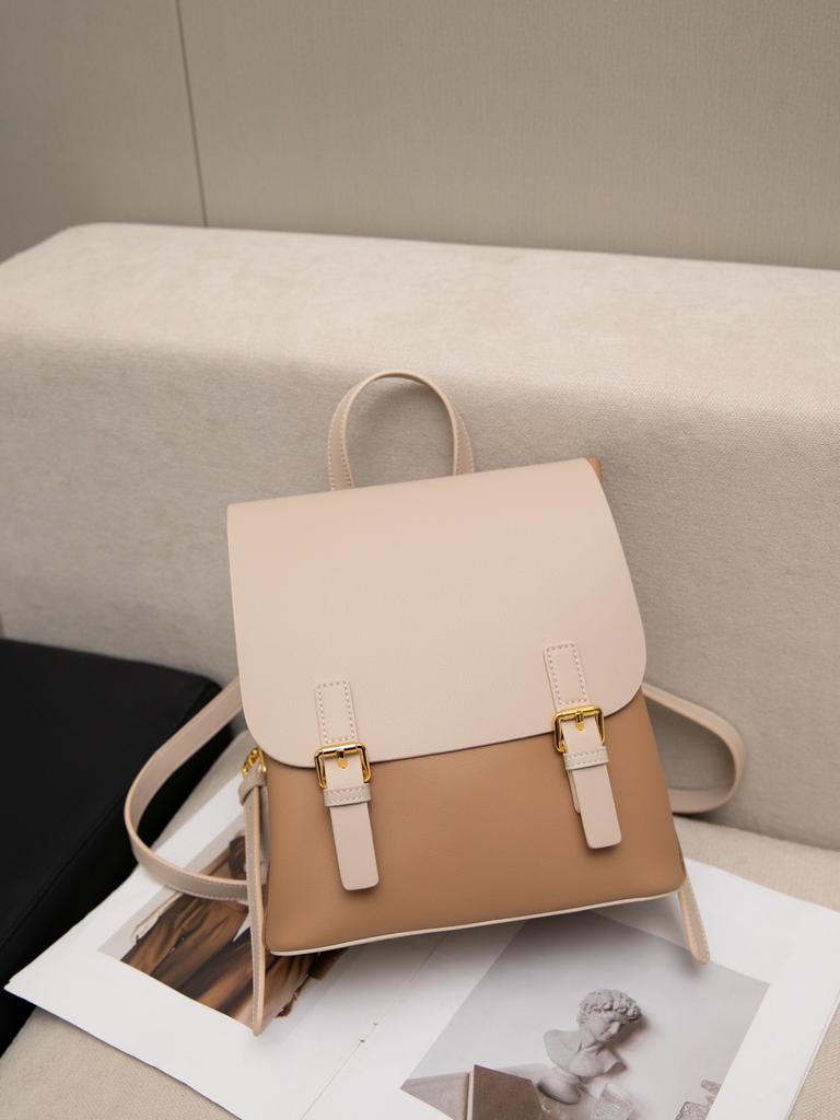 Leather Backpack Women's 2025 New Fashion Bag Niche Versatile Large-capacity Travel Cowhide Backpack