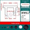 Silicone T-Shape Waterproof Sealing Plug for Round Holes
