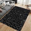 Mathematical Formula Pattern Carpet suitable as a non-slip mat for the living room or bedroom sofa