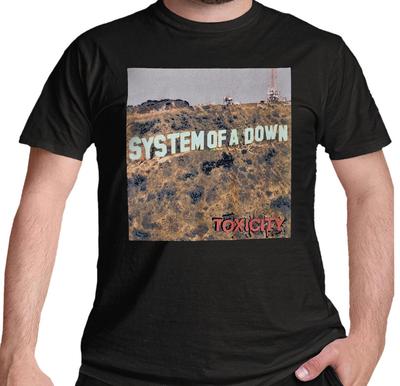 Tričko System of a Down Toxicity Rocková kapela Serj Tankian Černé Nové Oficiální