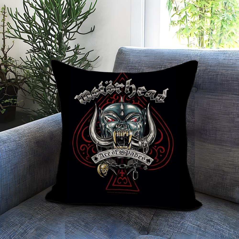 Poszewka na poduszkę Rock Band Motörhead Wygodna Dwustronna Poszewka na Poduszkę Idealna do Samochodu Sofy Sypialni i Nie Tylko
