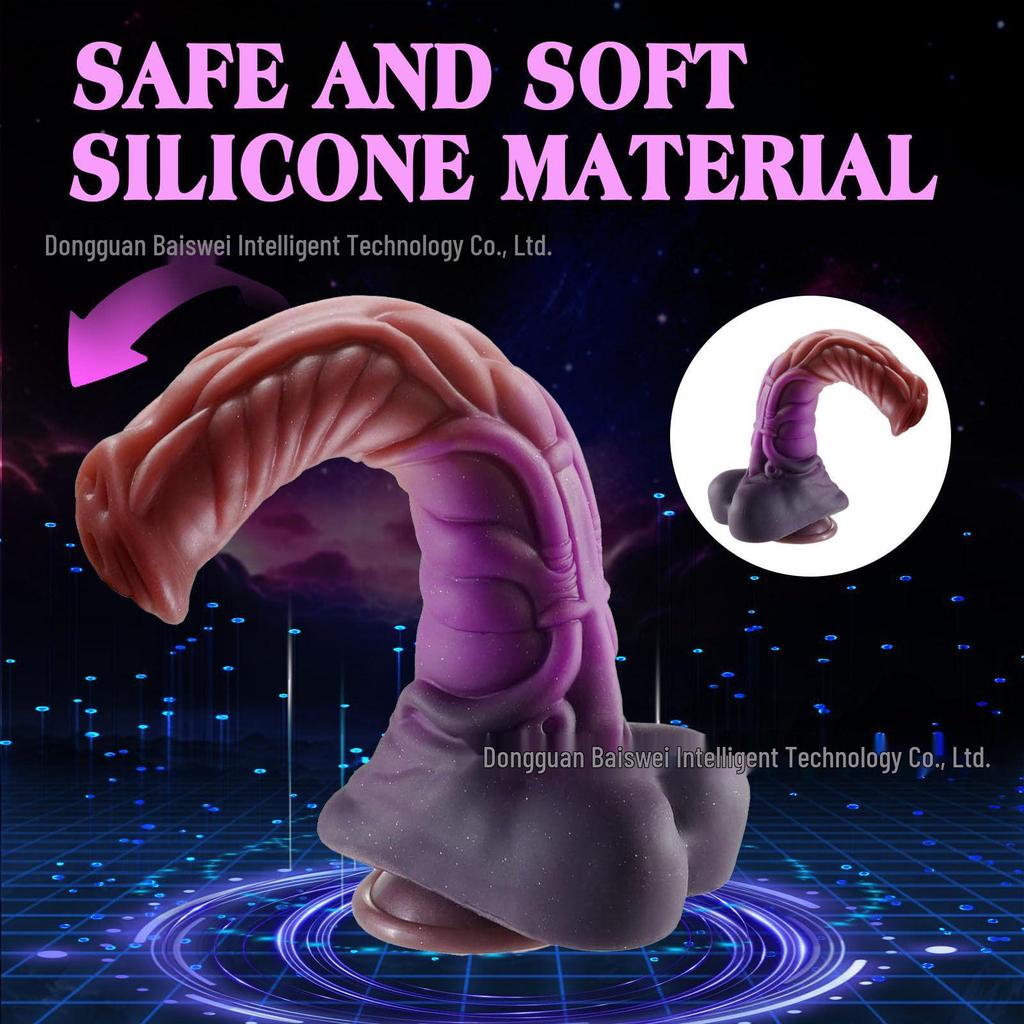 Soft Silicone Horse Penis Anal Plug Masturbator Sex Toy